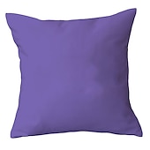 cheap Textured Throw Pillows-Decorative Toss Pillows 1pc Soft Plush Pillow Cover Solid Colored Candy color Multicolor Simple Square Zipper Traditional Classic Outdoor Cushion for Sofa Couch Bed Chair Pink Blue Purple Yellow