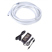  Strisce neon da 4m 360 LED 2835 SMD 6mm 1pz bianco caldo bianco rosso impermeabile tagliabile decorativa 12 V