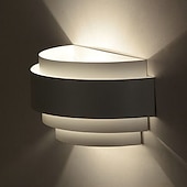 Χαμηλού Κόστους LED Επιτοίχια Φωτιστικά-lightinthebox φώτα τοίχου εξωτερικού χώρου flush mount led 60w μεταλλικό ημικύκλιο φως τοίχου μοντέρνο σύγχρονο 110-120v 220-240v