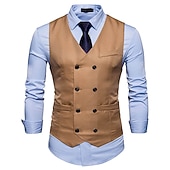 ieftine Costume pentru bărbați din anii 1920-Elegant Epocă klasické Mascaradă Γιλέκο Vestă Domn Kingsman Nași de Căsătorie Imprimare Costume de fancy Bărbați Halloween Carnaval Mascaradă Nuntă Invitat la nunta Evenimente / Petrecere Adulți Vestă