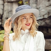 preiswerte Partyhut-Kopfbedeckung Alltag Polyester Hüte mit Schleife 1 Stück Alltag / Freizeitskleidung Kopfschmuck