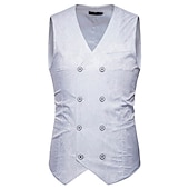 cheap Tops-Vintage Gothic Royal Style Masquerade Vest Waistcoat Plague Doctor Jacquard Jacquard Men&#039;s Christmas Halloween Carnival Event / Party Carnival of Venice Adults&#039; Vest