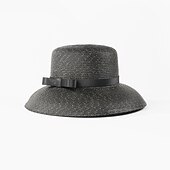 preiswerte Partyhut-Kopfbedeckung Alltag Polyester Hüte mit Schleife 1 Stück Alltag / Freizeitskleidung Kopfschmuck