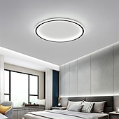 お買い得  フラッシュマウント＆セミフラッシュマウント-1ライト　新しいled　シーリング　ランプラウンド　超薄型　シンプル　円形　デザイン　シーリングライト　メタル　ベッドルーム　ランプ　北欧クリエイティブ　家庭用　オフィス　スタディダイニングランプ　28wリモコンでのみ調光可能