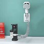 cheap Hand Shower-Wall Mounted Shower Faucet Set Bathroom Bathtub Shower Hand Held Spray Mixer Handheld Washing Basin Faucet Shower Head