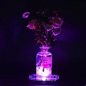 cheap Underwater Lights-12pcs Underwater Submersible LED Pool Light Waterproof with Remote Control for Bath Tub Vase Aquarium Party Wedding Decor Battery Operated