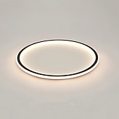 お買い得  フラッシュマウント＆セミフラッシュマウント-1ライト　新しいled　シーリング　ランプラウンド　超薄型　シンプル　円形　デザイン　シーリングライト　メタル　ベッドルーム　ランプ　北欧クリエイティブ　家庭用　オフィス　スタディダイニングランプ　28wリモコンでのみ調光可能