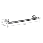 voordelige Handdoekstangen-Handdoekstang / Badkamerplank Nieuw Design / Aanbiddelijk / Creatief Hedendaagse / Modern Roestvast staal / Roestvrijstaal / ijzer / Metaal 1pc - Badkamer 1-handdoekstang Muurbevestigd