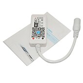 halpa Lampunkannat ja liittimet-ZDM® 1kpl SMD 3528 / SMD 5050 Smart / Wifi / Lampun lisävaruste Muovi ja metalli RGB-ohjain RGB LED Strip Light 180 W