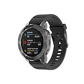 Недорогие Чехлы для умных часов-Чехол для часов Совместим с Garmin Garmin Fenix 6 / Fenix 6 Pro / Fenix 6S / Fenix 6S Pro / Fenix 6X / Fenix 6X Pro Ударопрочный чехол ТПУ Часы Крышка