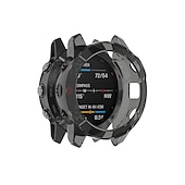 Недорогие Чехлы для умных часов-Чехол для часов Совместим с Garmin Garmin Fenix 6 / Fenix 6 Pro / Fenix 6S / Fenix 6S Pro / Fenix 6X / Fenix 6X Pro Ударопрочный чехол ТПУ Часы Крышка