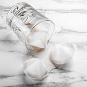 billiga Isverktyg-4 rutnät diamant isbit bricka återanvändbara isbitar tillverkare silikon glassformar form choklad mögel whisky party bar verktyg