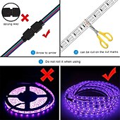 お買い得  WiFi&amp;音楽コントロール-Ledストリップライト音楽同期300leds 10 m rgb ledライトストリップ用ルーム照明smd 5050色変更テープライトキットledコントローラーフレキシブルledストリップ用ホームキッチンdc12v