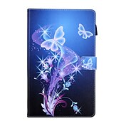 abordables Coques pour tablettes Samsung-Tablette Etuis coque Pour Samsung Galaxy Tab Un 8.4&quot; 2022 2021 2020 2019 Avec Support Porte Carte Magnétique Papillon Panda Mot / Phrase TPU faux cuir
