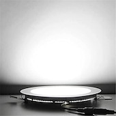 economico Lampade LED ad incasso-1 pz 12 w led pancel luce da incasso a led da incasso a incasso rotonda lampada da soffitto a led ac 110 v 220 v lampadina a led camera da letto cucina coperta illuminazione a led