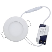 cheap LED Recessed Lights-6pcs 4pcs Led Downlights 3W Led Ceiling Light 110V Recessed Down Light Round Led Panel Light 220V LED Spot Light Indoor Lighting