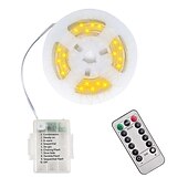 זול מופעל באמצעות בטריות-10m ip68 עמיד למים אורות מחרוזת - 100 לדים עם שלט רחוק, עמעום, תזמון &amp;amp; 8 מצבים לתאורת גן חג המולד בחוץ