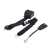 baratos Capas para bancos de automóveis-Cinto de Segurança Automático Ajustável de 3 Pontos com Fechadura Cam Clip Retentor de Fivela de Segurança Universal para Proteção de Passageiros