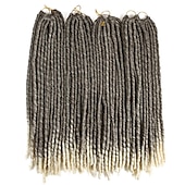 cheap Crochet Hair-Faux Locs Dreadlocks Nu Locs Box Braids Synthetic Hair Braiding Hair 24 roots / pack