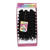 economico Capelli all&#039;uncinetto-Trecce per capelli a crochet Molto ondulata Trecce a scatola Biondo Borgogna Ramato Capelli sintetici 14 pollice Capelli intrecciati 3 pezzi / pacco
