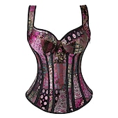 cheap Corsets-Women&#039;s Plus Size Sexy Undergarments Costume Corset &amp; Bustier for Tummy Control Push Up Wedding Party Corset Top