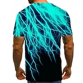 お買い得  メンズプラスサイズTシャツ-男性用 プラスサイズ シャツ ビッグアンドトール グラフィック ラウンドネック プリント 半袖 夏 誇張された デザイナー ベーシック 大きくて背が高い 日常 トップの