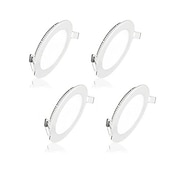 cheap LED Recessed Lights-6pcs 4pcs Led Downlights 3W Led Ceiling Light 110V Recessed Down Light Round Led Panel Light 220V LED Spot Light Indoor Lighting