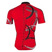 abordables Maillots pour hommes-Homme Maillot Velo Cyclisme Manche Courte Cyclisme Maillot Top avec 3 poches arrière VTT Vélo tout terrain Vélo Route Respirable Séchage rapide Résistant aux ultraviolets Zip frontal Blanche Jaune