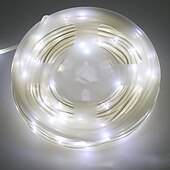 זול מופעל באמצעות בטריות-10m ip68 עמיד למים אורות מחרוזת - 100 לדים עם שלט רחוק, עמעום, תזמון &amp;amp; 8 מצבים לתאורת גן חג המולד בחוץ