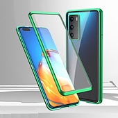 Χαμηλού Κόστους Samsung Θήκη-τηλέφωνο tok Για Samsung Galaxy S24 S23 S22 S21 S20 Plus Ultra Note 20 Ultra S25 Ultra Πλήρης Θήκη Θήκη μαγνητικής προσρόφησης Προστατευτικό για όλο το σώμα Διπλής όψης Προστατευτικό φακού κάμερας