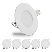 cheap LED Recessed Lights-6pcs 4pcs Led Downlights 3W Led Ceiling Light 110V Recessed Down Light Round Led Panel Light 220V LED Spot Light Indoor Lighting