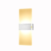 cheap Flush Mount Wall Lights-1-Light LED Wall Sconce Indoor Modern Acrylic Light Fixture for Bedroom Bathroom Corridor Stairs 6W Contemporary Wall Lamp