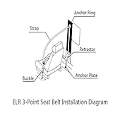 baratos Capas para bancos de automóveis-Cinto de Segurança Automático Ajustável de 3 Pontos com Fechadura Cam Clip Retentor de Fivela de Segurança Universal para Proteção de Passageiros