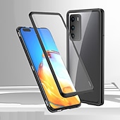 Χαμηλού Κόστους Samsung Θήκη-τηλέφωνο tok Για Samsung Galaxy S24 S23 S22 S21 S20 Plus Ultra Note 20 Ultra S25 Ultra Πλήρης Θήκη Θήκη μαγνητικής προσρόφησης Προστατευτικό για όλο το σώμα Διπλής όψης Προστατευτικό φακού κάμερας