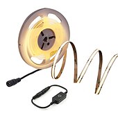 economico Strisce luminose a spina-zdm nuova dimmerazione continua 16,4 piedi 5 m striscia luminosa a led cob cri 80 60w corda luminosa a led luce flessibile adatta per illuminazione di fascia alta dc12v dc24v
