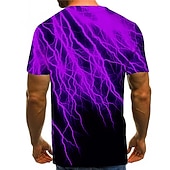 お買い得  メンズプラスサイズTシャツ-男性用 プラスサイズ シャツ ビッグアンドトール グラフィック ラウンドネック プリント 半袖 夏 誇張された デザイナー ベーシック 大きくて背が高い 日常 トップの