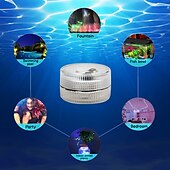 economico Luci subacquee-12pcs subacquea sommergibile esterna led piscina luce con telecomando a batteria lampada da notte subacquea serbatoio di pesci stagno piscina acquario vaso di natale decorazione della festa nuziale
