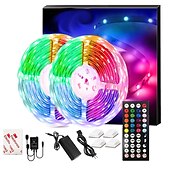 お買い得  WiFi&amp;音楽コントロール-Ledストリップライト音楽同期300leds 10 m rgb ledライトストリップ用ルーム照明smd 5050色変更テープライトキットledコントローラーフレキシブルledストリップ用ホームキッチンdc12v
