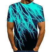 お買い得  メンズプラスサイズTシャツ-男性用 プラスサイズ シャツ ビッグアンドトール グラフィック ラウンドネック プリント 半袖 夏 誇張された デザイナー ベーシック 大きくて背が高い 日常 トップの