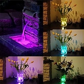 economico Luci subacquee-12pcs subacquea sommergibile esterna led piscina luce con telecomando a batteria lampada da notte subacquea serbatoio di pesci stagno piscina acquario vaso di natale decorazione della festa nuziale