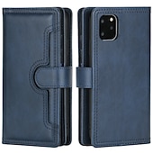 abordables Coques iPhone-téléphone Coque Pour iPhone16 iPhone 15 Pro Max Plus iPhone 14 13 12 11 Pro Max Mini X XR XS Max 8 7 Plus Portefeuille Couvercle rabattable Avec Support Magnétique Protection complète du corps