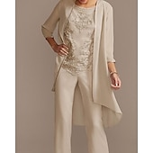 billige mors wraps-Kvinnes Wrap Morens Wraps Kåper  Jakker Elegant Solbeskyttelse 3/4 Lengde Ermer Chiffon Bryllupsgjester Innpakninger Med Ren Farge Bryllup Vår  Høst Kjole å imponere