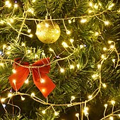 cheap Battery String Lights-2m 200 LEDs Firecracker String Lights, Outdoor Waterproof Christmas Decorative Lights with Remote Control, 8 Modes, Dimming, and Timer for Holiday Parties