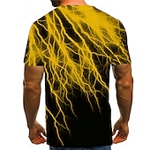 お買い得  メンズプラスサイズTシャツ-男性用 プラスサイズ シャツ ビッグアンドトール グラフィック ラウンドネック プリント 半袖 夏 誇張された デザイナー ベーシック 大きくて背が高い 日常 トップの