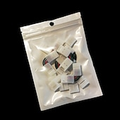 olcso LED-kiegészítők-6 db 4-tűs rgb led könnyű szalagcsatlakozó led pbc 10mm-es gömb nélküli szalag forrasztás nélküli adapterhez SMD 5050 többszínű led csíkhoz dc5-36v
