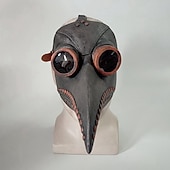 abordables Tapas-Navidad Moda Distinguido Abrigo Baile de Máscaras Gabardina Doctor de plaga Color sólido Disfraz Hombre Víspera de Todos los Santos Carnaval Mascarada Fiesta Víspera de Todos los Santos Adulto