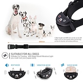 billiga Hundträning-Hundträning GPS-halsband Krage för att stoppa hundskall Chockkrage Husdjursvänlig Fjärrstyrd Elektrisk Hund Husdjur Vattentät Tränare Justerbara / Infällbar Anti-skäll Elekronisk / Elektrisk