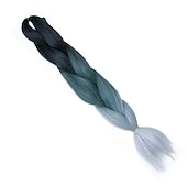 cheap Crochet Hair-Crochet Hair Braids Jumbo Box Braids Ombre Synthetic Hair 24 inch Braiding Hair 6pcs 3pcs 1pc