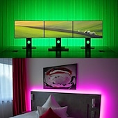 cheap Waterproof Strip Lights-20m 65FT LED RGB Light Strip SMD 5050 Waterproof IP65 Flexible with IR 44 Key Controller for TV Bedroom Party Home Decration 360LEDs 10mm 2x32.8FT