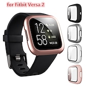 ieftine Carcase Smartwatch-Carcase Compatibil cu Fitbit Versa 2 Plastic / Sticlă Temperată Uita-te Capac